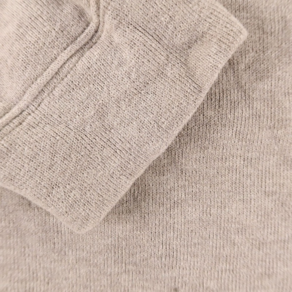Mack Weldon Sweatshirt Mens XL Gray Beige Solid Cotton Crewneck - Picture 4 of 10